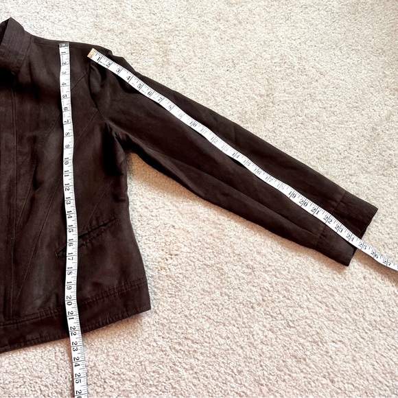 Vintage SOJO Brown Bomber/Varsity Style Jacket—SZ. Large - Picture 14 of 14